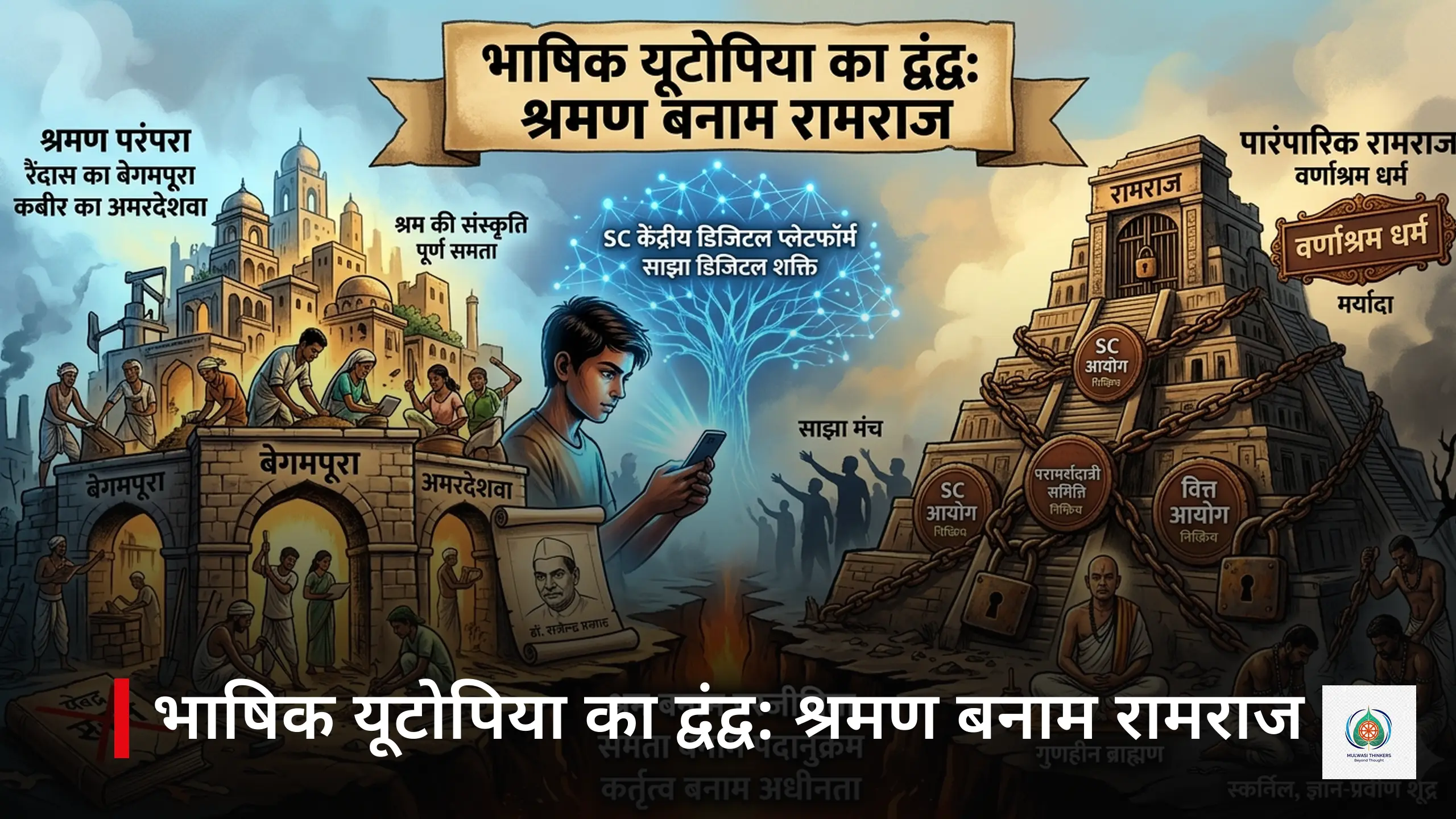भाषिक यूटोपिया का द्वंद्व: श्रमण बनाम रामराज